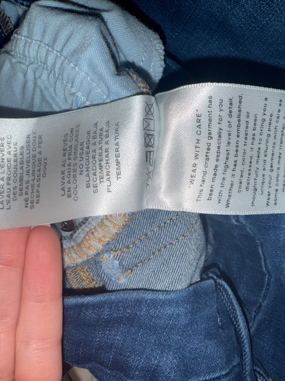 Good American Soft Tech Good Legs Straight Jeans - Picture 12 of 12